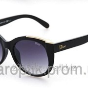 Женские солнцезащитные очки Dior 30 - черные фото