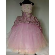 Красивое нарядное платье “Лиза“ розовое прокат фото