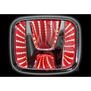 3D LED Логотип Honda (красный) фотография