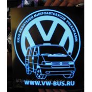 Светящиеся эмблемы (EL-panel) с Вашим логотипом автомобильного клуба или названием по индивидуальному заказу фото
