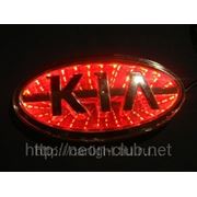 3D LED эмблема Kia | Киа 11,9x6,2cм фото