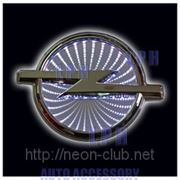 3D LED эмблема Opel | Опель 13,3x10,1cм фотография