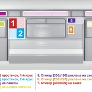 Размещение рекламы в метро фото