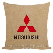 Автомобильная подушка MITSUBISHI (35х35см) фото