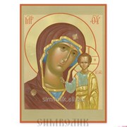 Икона Богородицы Казанская для авто фотография