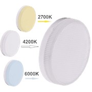 Ecola Ecola GX53 LED Premium 7,0W Tablet 220V с изменяемой цв.темп. (2700/4200/6000K) матовая 27x75 T5CT70ELC фото