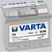 Аккумулятор автомобильный VARTA 552 401 052 SILVER dynamic 52Ah; 520A (EN); 207X175 X175 фото