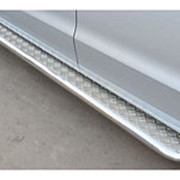 Пороги VW Amarok 2013-наст. время (труба с листом 63 мм) фотография