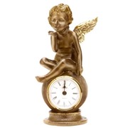 Часы каминные Ангел на шаре фотография