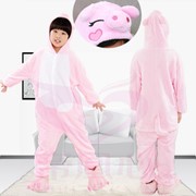 Кигуруми (пижама) - Свинка с тапочками