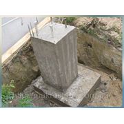 Бетонные фундаменты стаканные фото