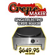 Электрическая профессиональная блинница - Single Electric Commercial Crepe Maker