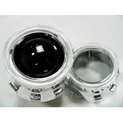 Комплект биксеноновых линз Morimoto mini G-5 (лампа Н1) с “ангельскими глазками“ фото