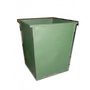 Мусорный бак, контейнер для мусора металлический фото