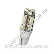 Лампа светодиодная передних габаритов T10-15SMD-3528 (white) фото