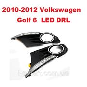 DRL дневный ходовый огни на 2010-2012 Volkswagen Golf 6 фото