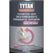 Каучуковий герметик TYTAN для екстренного ремонту Покрівлі (чорний) 1 кг фото