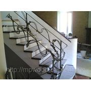 Монолитные железобетонные каркасы для лестниц. фотография