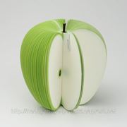 Зеленое яблоко — бумажный фрукт для записей