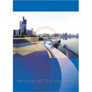 Блокнот А5&sbquo; термобиндер&sbquo; 50 л.&sbquo; клетка. фото