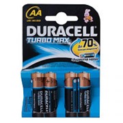Батарейка Duracell Turbo Max AA/LR6 алкалин. бл/4