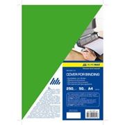 Обложка для брошуровки картонная “глянец“ А4, зеленая Buromax фотография