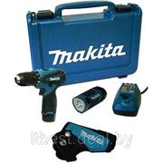 Аккумуляторная дрель-шуруповерт Makita DF 330 DWLE фото