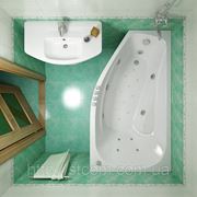Акриловая гидромассажная ванна Triton - Скарлет левая, 1670 x 960 мм. фото