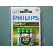 Аккумулятор AAA PHILIPS 03 ( 4 ШТ ) фото