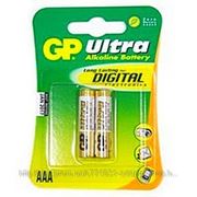Батарейка GP AAA LR3 Ultra alcaline * 2 (24AU-U2/24AU-UE2/GP24AUP-UE2/GP24AUP-2UE)