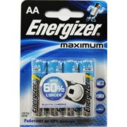 Батарейки Energizer Maximum AA LR6 3+1 7638900343328