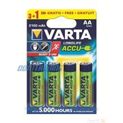 Аккумулятор AA VARTA Longlife Accus 2100mAh 3+1шт (56706101494)