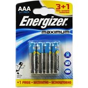 Батарейки Energizer Махімum АAA (LR03) 3+1 7638900343335