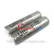 UltraFire 18650 2400mAh 3.7V перезаряжаемая литиевая батарея фото