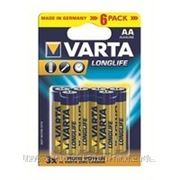 Батарейка Varta AA Varta Longlife Extra * 6 (04106101436) фото