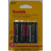 Батарейки “Kodak“ на блистере R6 пальчиковые 4 шт фото