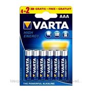 Батарейка Varta AAA Varta High Energy * (4+2) (4906121436) фотография