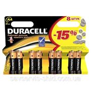 Батарейки DURACELL Basic AA 1.5V LR6 8шт. фото