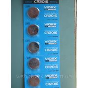 Батарейка литиевая CR2016 5pcs BLISTER CARD фотография