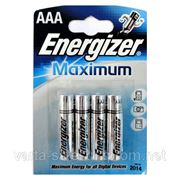 Батарейки Energizer Maximum FSB 4 AAA фото