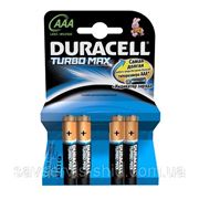 Батарейки DURACELL TurboMax AAA 1.5V LR03 4шт. фото