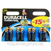 Батарейки LR6 Duracell turbo max (блистер 8 шт) фото