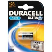 Батарейки DURACELL Ultra 3V 123 1шт. фото
