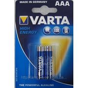 Батарейка VARTA HIGH Energy AAA BLI 2 ALKALINE фото