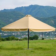 Зонт на центральной опоре для кафе, дома и дачи