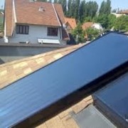 Установка вакуумных солнечных коллекторов
