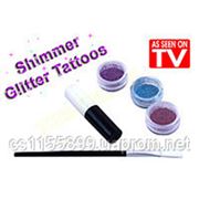 Мерцающие блестящие тату Shimmer Glitter Tattoos фото