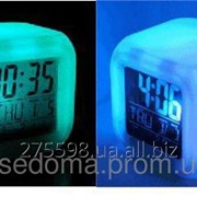 Будильник-хамелеон с термометром (меняет цвет) фото