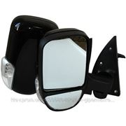 Зеркало боковое Vitol YH-3296A Газель, с указателем поворота, цвет черный (YH-3296A Black/light (3))