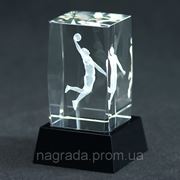Награда стеклянная Баскетбол CAL50105 фото